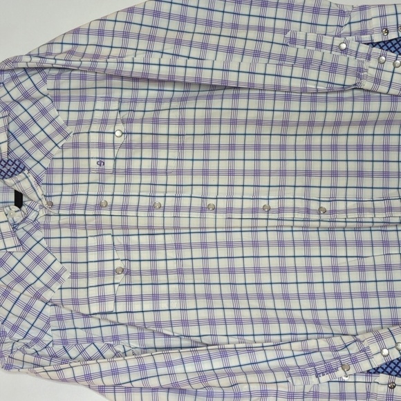 Stetson Men Button Down Shirt Plaid - Picture 2 of 8